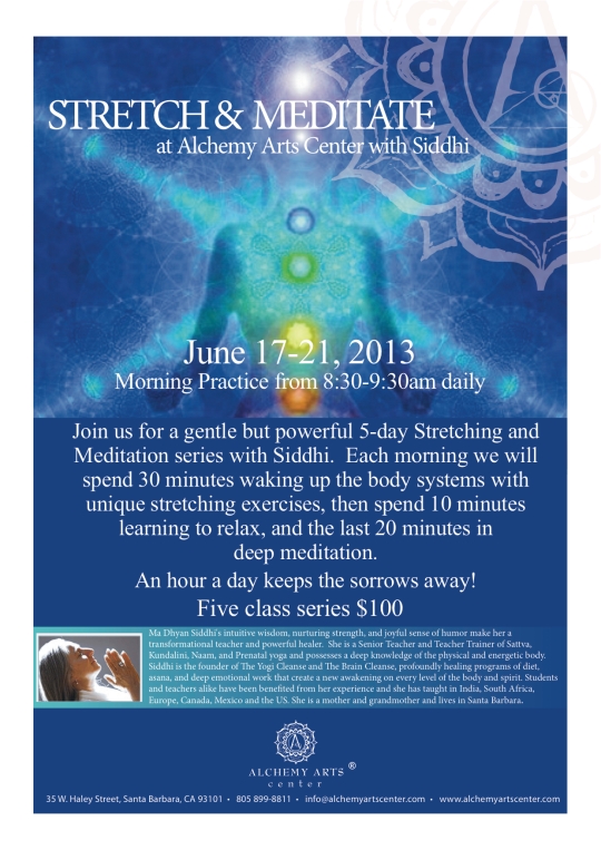 Stretch and Meditate June 2013